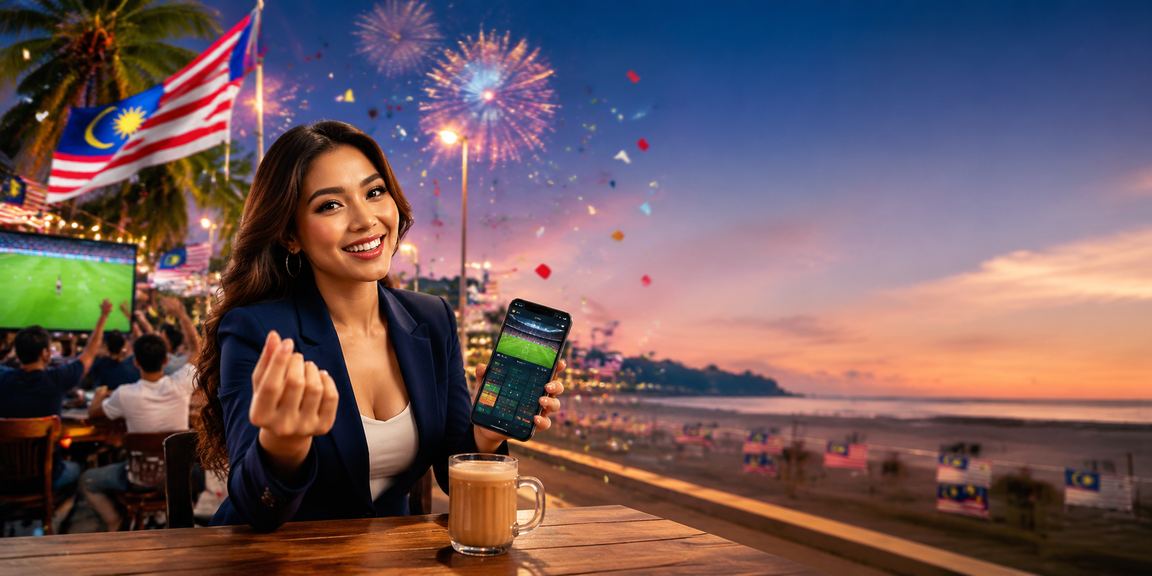 Pengguna Kuantan bermain blackjack dan permainan kasino dalam talian dengan telefon bimbit di luar rumah